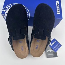 Birkenstock Boston Soft Footbed Suede Leather Unisex Sandals | All Colors picture