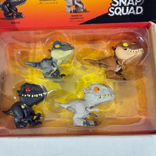 NEW MATTEL Jurassic World Snap Squad Pack Wave 1 (Set of 4) Toys COMES IN BOX picture
