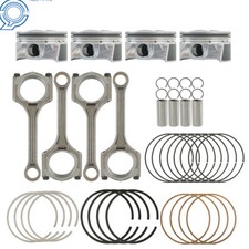 For Kia Soul Forte Koup 2.0L 2014-2018 4 x Piston & Rings Connecting Rod kit picture