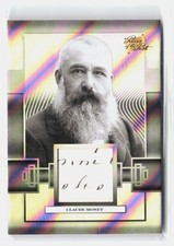 2026 Pieces of the Past Premium #374 Claude Monet Handwritten Relic 1/1 picture