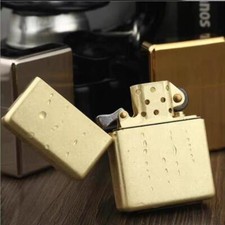 Zorro 912s Retro High End Heavy Armor Brass Titanium Windproof Kerosene Lighter picture