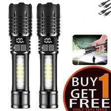 990000000Lumen Super Bright LED Tactical Flashlights Rechargeable LED Work Light picture