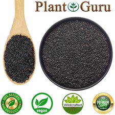Black Sesame Seeds Unhulled Whole Raw 100% Pure Non-GMO, Kosher, Vegan Bulk picture