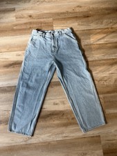 Carhartt WIP Brandon SK Pant M Blue Cotton Denim Construction Work Pants picture