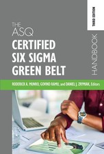 The ASQ Certified Six Sigma Green Belt Handbook ( PAPER BACK ) picture