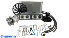 A/C Kit Universal UnderDash Evaporator - 404 Premium Chrome Black A/C QF - PK8 picture