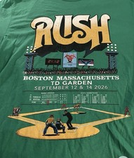 OFFICIAL RUSH FIFTY SOMETHING 2026 TOUR TD BANK  ARENA BOSTON EVENT SHIRT L picture