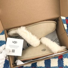 UGG Women's Scuffette ll Suede Sheepskin Thin-soled Slipper in Sand Size6-11 NEW picture
