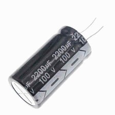 100V 2200uF 2200MFD 2200μF 105C Aluminum Electrolytic Capacitor 22*40mm picture