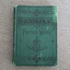 Adelaide A. Procter Poems Complete Edition 1881 Houghton Mifflin Boston HC picture