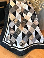 #453 Simply Serene Quilt Pattern easy fast stach buster paper pattern picture