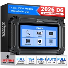 XTOOL D6 OBD2 Full System Diagnostic Tool 15+ Services FCA Autoauth Free Update picture