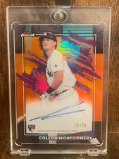 2026 Topps Finest Colson Montgomery RC Orange Auto /25 + Bonus Mystery Auto🔥 picture