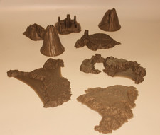 Pirates CSG 3D Printed Terrain Assortment Islands Volcanoes Island Fortress picture