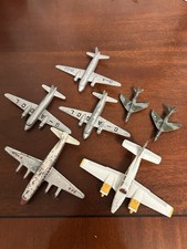 Dinky Toy Aircraft Lot Of 6, Meccano Toy aircraft, Hawker Hunter picture