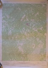 Vtg 1972 USGS Topographic Map – Mt. Ingalls Quadrangle, California (Plumas Co.) picture