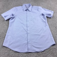 Lululemon Shirt Mens Large Blue Wovenair Airing Easy Button Up Breathable Casual picture