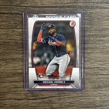 2023 Bowman MICHAEL HARRIS II ROOKIE CARD #76 RC Braves picture