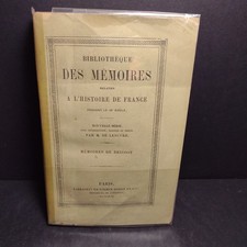 Bibliotheque Des Memoires Relatifs: A L'Histoire De France 1877 French Paperback picture