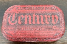 Early Vintage 1890's Century Tobacco Tin by P. Lorillard Co. Jersey City picture