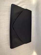 Louis Vuitton Vintage Epi Black Leather Envelope Clutch Pouch Authentic picture