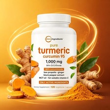 Micro Ingredients Turmeric Curcumin 1,000mg|w/Black Pepper  MCT Oil for Ultimate picture