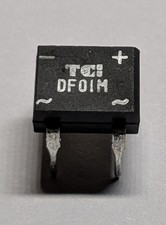 1 Amp 100 Volt Bridge Rectifier - 4 Pin DIP - PC Board Mount in 8 Pin Socket picture