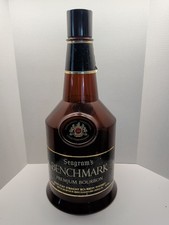 Vintage Seagrams Benchmark Premium Kentucky Bourbon Large Bank Display Bottle picture