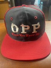 Vintage Rare 90s Naughty By Nature O.P.P. Snapback Hat Hip Hop Rap tee Rap Hat picture