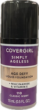 CoverGirl Simply Ageless Liquid Foundation 110 Classic Ivory 0.5oz picture