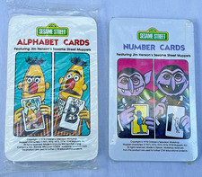 Vintage 1978 Sesame Street Alphabet & Number Cards - NEW SEALED - CTW Jim Henson picture