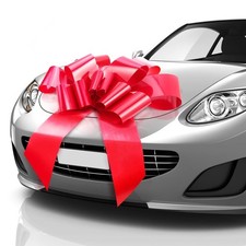 Mata1-USA - Huge Car Bow - Red, 30 Inch - Big Gift Wrapping Bow for Large Gift D picture