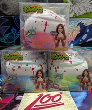 Lot of 3 Squeezee SweeTz Scented Cupcake Squishy Squeeze Toys Blue Pink Green picture