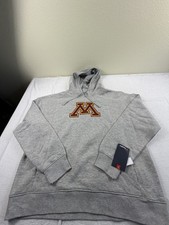 Women's Minnesota Golden Gophers Hoodie Fanatics Sz XL Grey Sweatshirt New picture