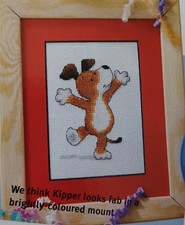 Dancing Kipper dog. CROSS STITCH PATTERNS. Carefully removed from a magazine. picture