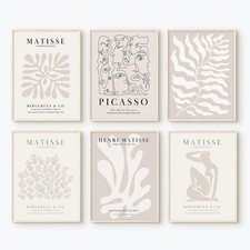 Youillne Henri Matisse Wall Art Prints Flower Abstract Canvas Pictures Aesthe... picture