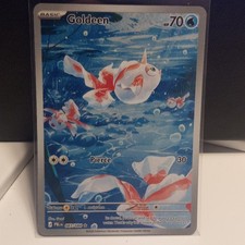 Goldeen 087/084 PBL Full Art Holo Basic 70 HP English Pokemon TCG picture