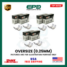 N57D30 Big End ConRod Bearings 0.25 for BMW B57 330d 335d 430d 530d 3.0 Diesel picture
