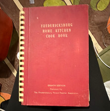 Fredericksburg Parent-Teacher Assoc Cookbook 1962 8th Ed Spiral Illustrated picture