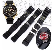 ND Limits Diver Black Silicone 20mm 22mm 24mm For Seiko SKX Strap Citizen Casio picture