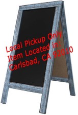 Tektrum Vintage Wood Magnetic Sidewalk Chalkboard Sign Board 20