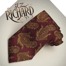 J. Z. RICHARDS BOULDER COLORADO HANDMADE IN USA SILK NECKTIE, NWT $95 picture