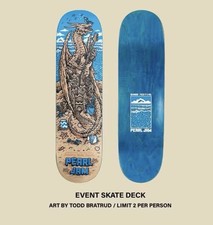 *RARE* OFFICIAL 9/27/26 Pearl Jam Ohana Festival 2026 Skateboard Deck Dana Point picture