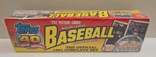 1991 Topps Baseball Official Complete Set Box Factory Sealed 792 Cards New picture