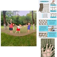 KAERYHET Kids Climbing Net Double Layer Polyester Rope Bridge Treehouse Backyard picture