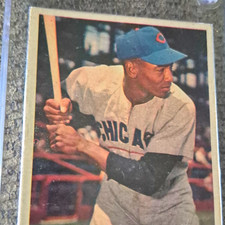Topps 1957 Ernie Banks #55 Chicago Cubs Baseball Card Base Set picture