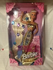 Mattel Barbie Jewel Hair Mermaid Doll 14586 New 1995 Vintage Sealed picture