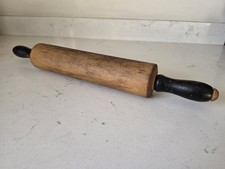 Antique Mid Century Primitive Wooden Rolling Pin 19.5