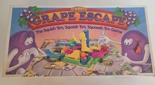 VTG Grape Escape Game Parker Brothers Squish 'em Squash 'em COMPLETE (No Dough) picture