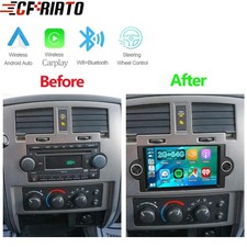 6.2'' For 2005 2006 2007 Dodge Dakota Android 15.0 Car Radio Carplay GPS Stereo picture